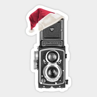 Christmas Vintage Camera Sticker